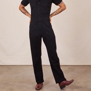Big Bud Press Short Sleeve Jumpsuit - S - Black - Unisex